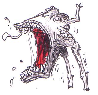 A guemull attacking